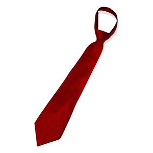 Red Nautical Little Boys’ Zipper Tie
